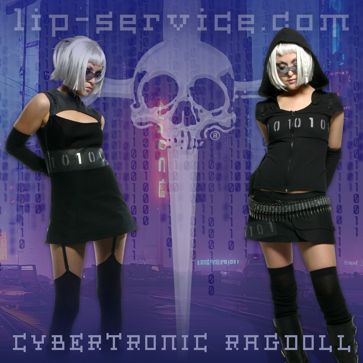 Fashion Marketing: Social Media Graphics Design by Los Angeles graphic designer Mich Fisher - Lip Service, Cybertronic Ragdoll