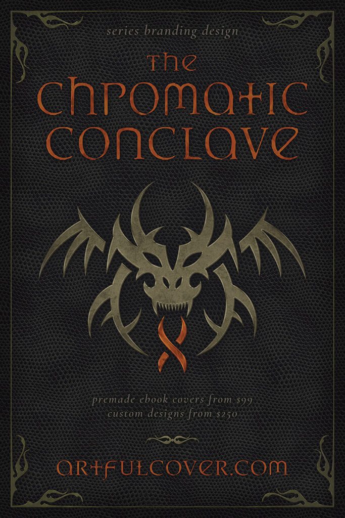 paranormal fantasy premade book cover design by Los Angeles graphic designer Mich Fisher