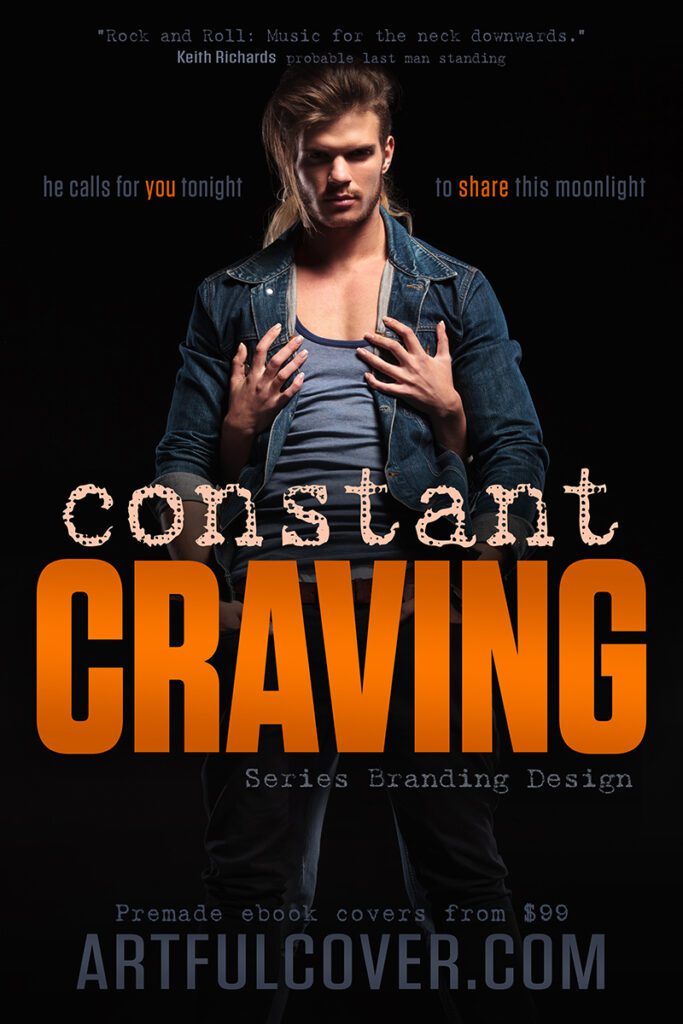 contemporary romance premade book cover design by Los Angeles graphic designer Mich Fisher