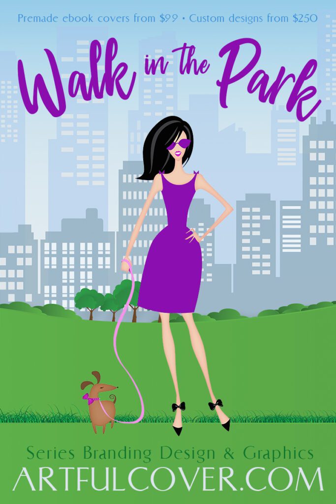 chick lit premade book cover design by Los Angeles graphic designer Mich Fisher