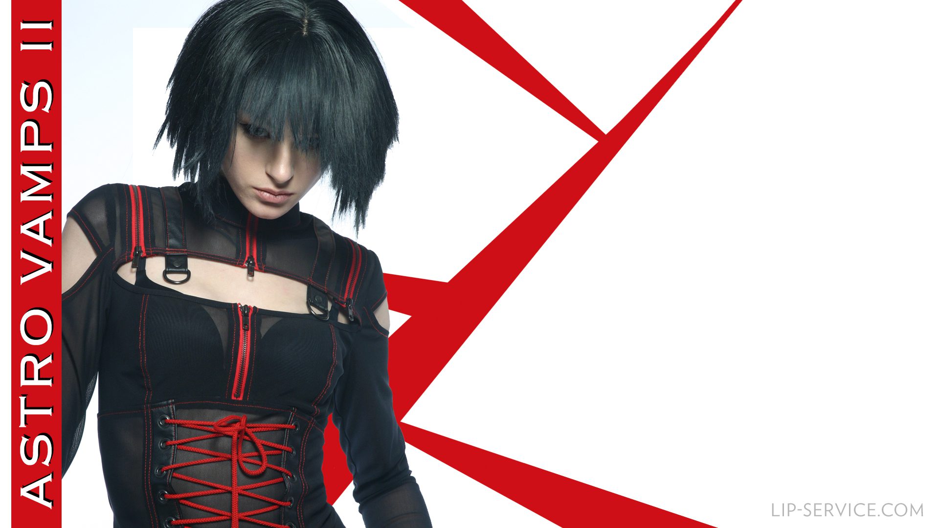 social media content - branded wallpaper graphics design by Los Angeles freelance graphic designer Mich Fisher - Lip Service Astro Vamps II