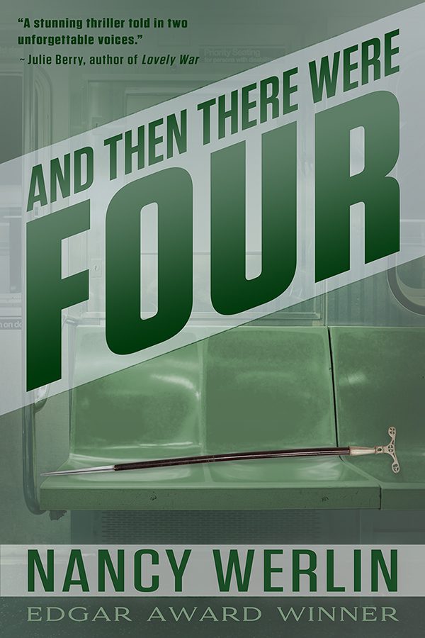 thriller ebook book cover design by Los Angeles freelance graphic designer Mich Fisher (Artful Cover) - And Then There Were Four by Nancy Werlin