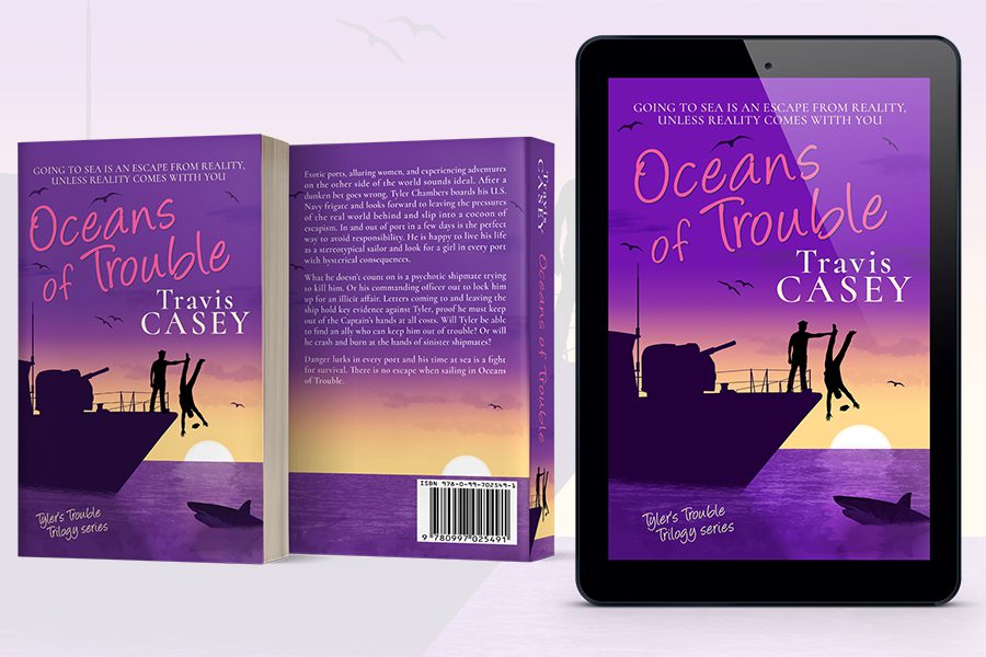 Book series branding by Artful Cover - titles by Travis Casey - examples of book cover design and paperback cover design